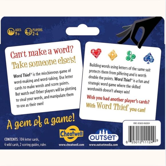 NWT Word Thief - The Card Game of Letters and Larceny! - Picture 2 of 7